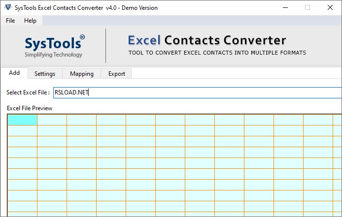 SysTools Excel Contacts Converter ключ